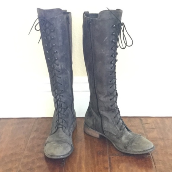 charles david lace up boots